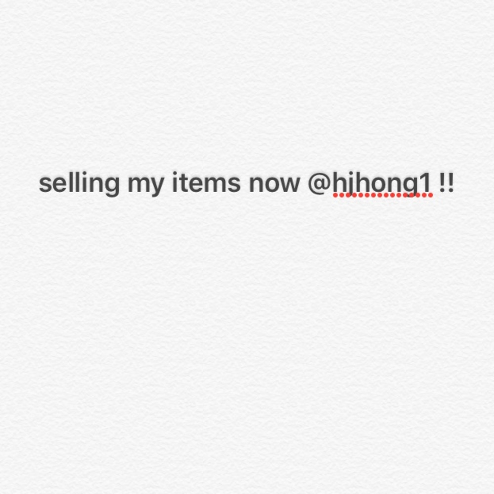 selling items on a different account